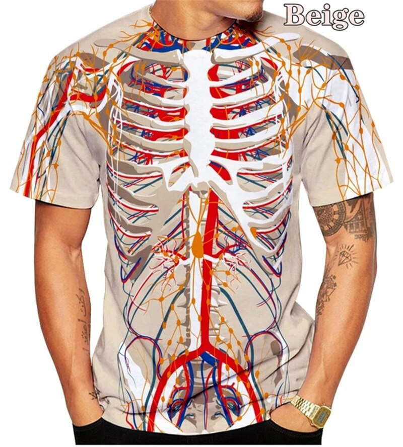 Horror Skull Skeleton Graphic  - Summer Rays Clothing recensie en prijs