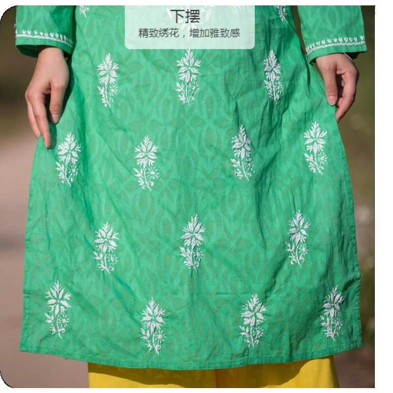 Women's Embroidered Kurti Indi - Summer Clothing India recensie en prijs