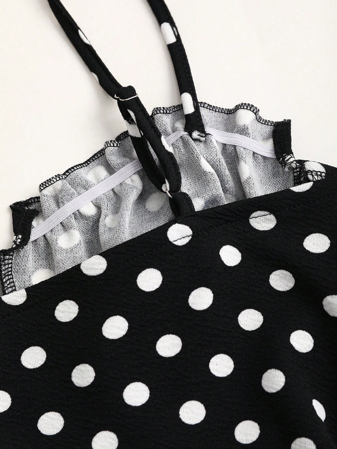 Polka Dot Halter Neck Peplum T - Halter Neck Top recensie en prijs