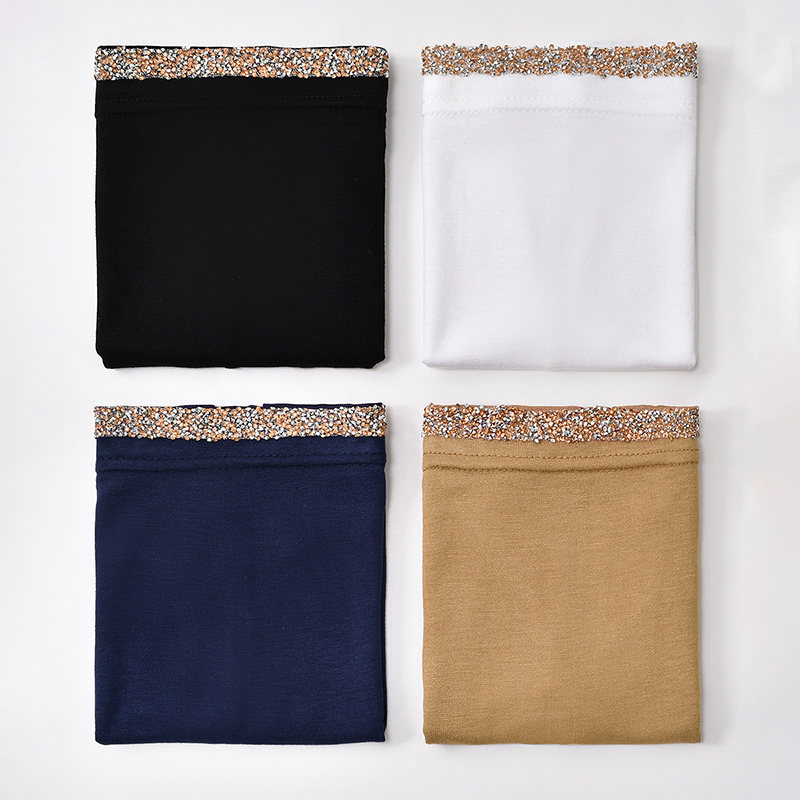 4/Pcs Modal Cotton Rhinestone  - Summer Clothing Hijab recensie en prijs