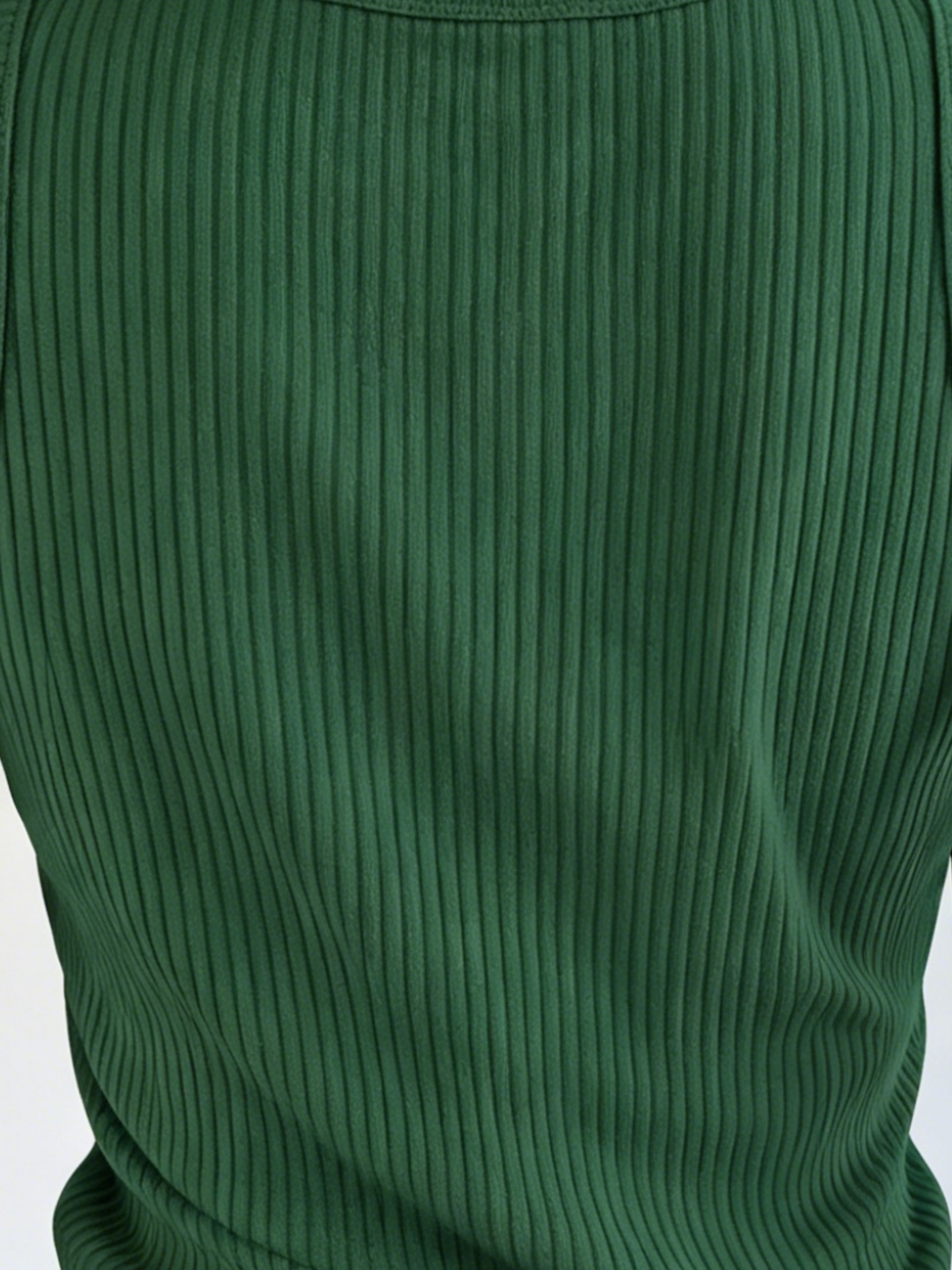 Plus Size Women Green Ribbed K - Summer Upf Clothing recensie en prijs