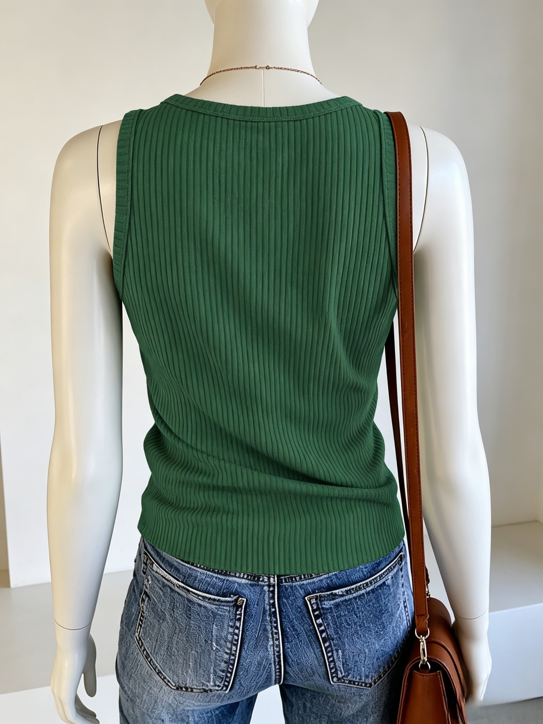 Plus Size Women Green Ribbed K - Summer Upf Clothing recensie en prijs