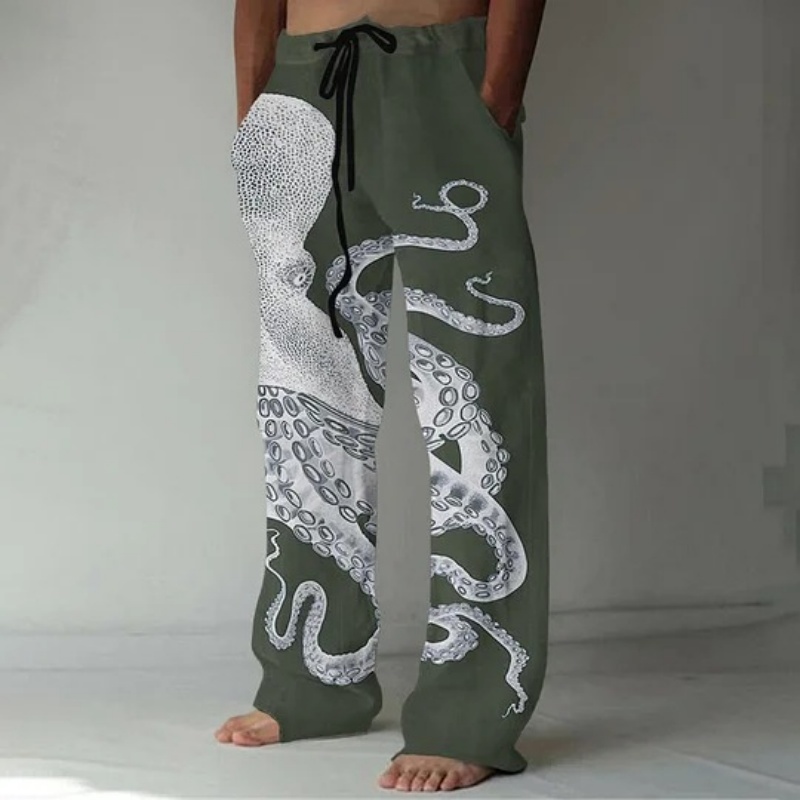 Japanese Art Octopus Graphic P - Summer Clothing Men 2025 recensie en prijs